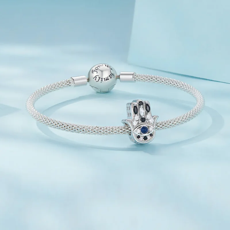 (bilde for) Pandora Style Hand of Fatima Charm - SCC2522 - Vis 5