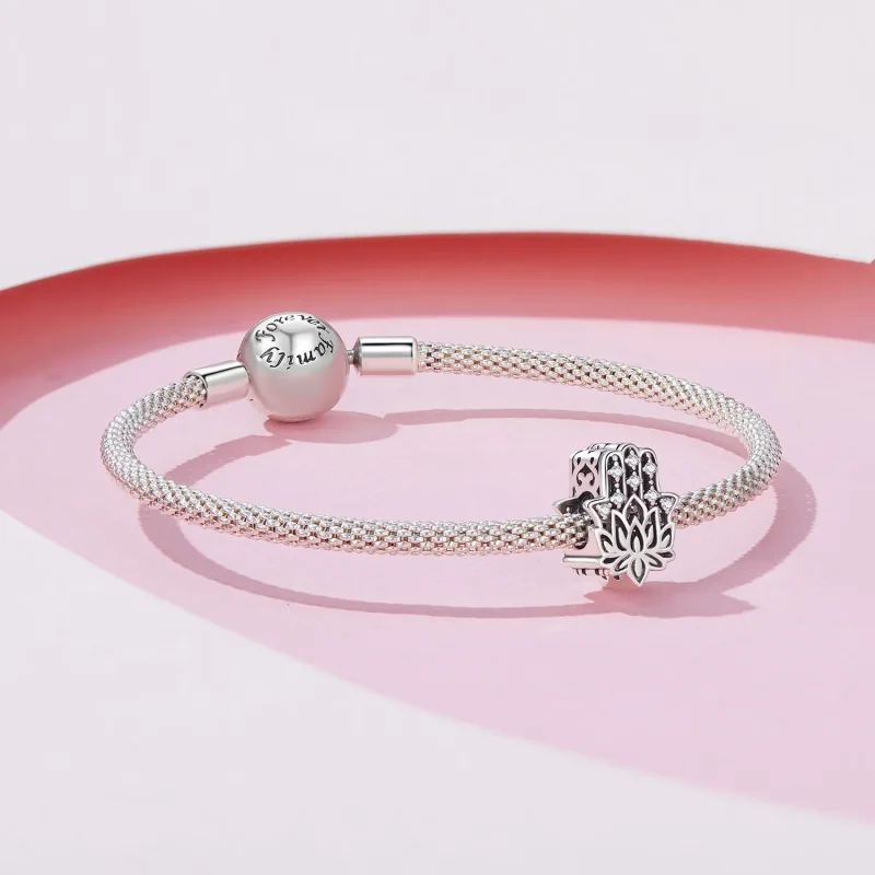 (bilde for) Pandora Style Hand of Fatima Charm - SCC2628 - Vis 5