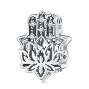 (bilde for) Pandora Style Hand of Fatima Charm - SCC2628