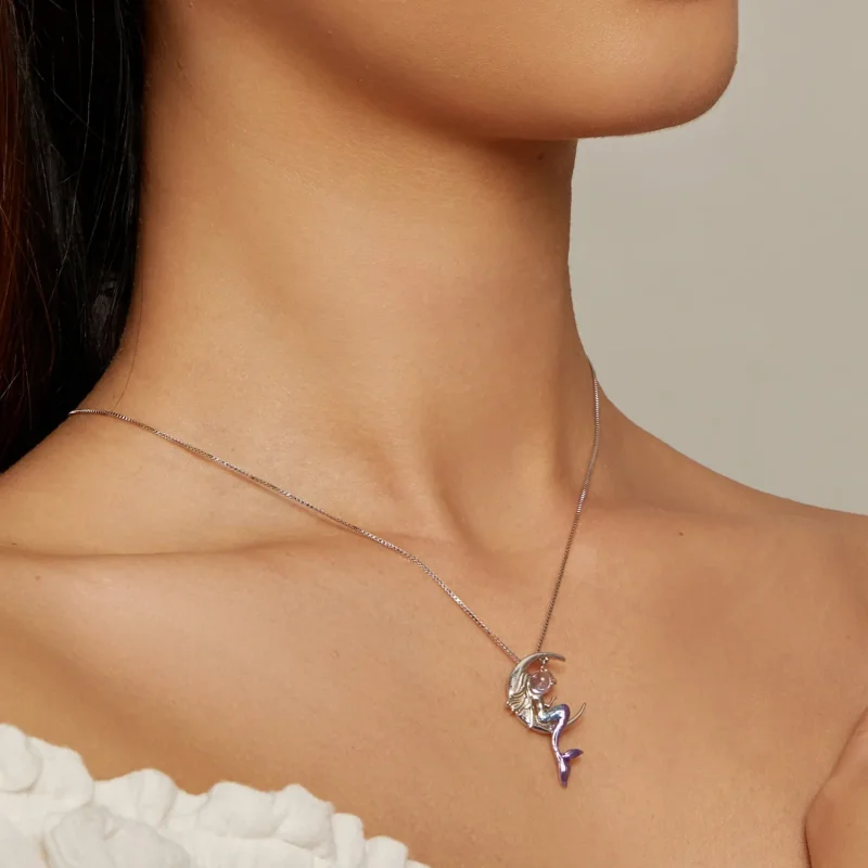 (bilde for) Pandora Style Havfrue Halskjede - BSN338 - Vis 5