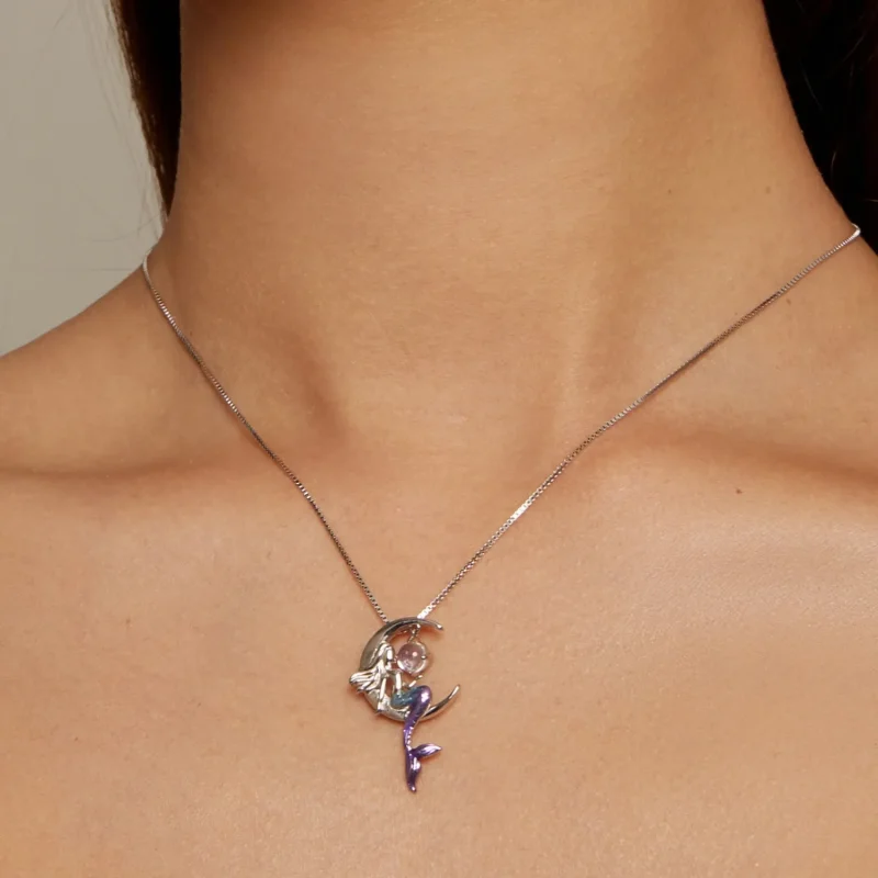 (bilde for) Pandora Style Havfrue Halskjede - BSN338 - Vis 6