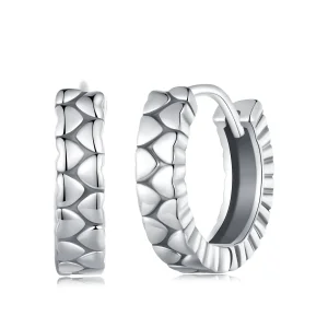 (bilde for) Pandora Style Heart Heart Hoop øredobber - SCE1653