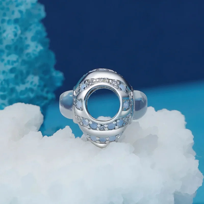 (bilde for) Pandora Style Heart of Illusion Charm - BSC918 - Vis 3