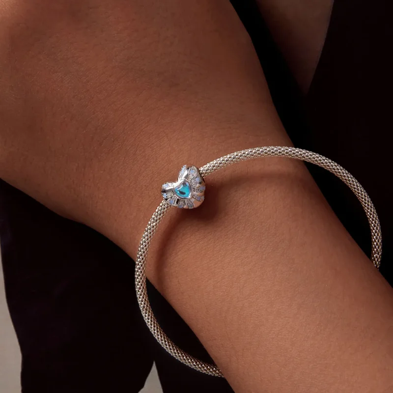 (bilde for) Pandora Style Heart of Illusion Charm - BSC918 - Vis 7
