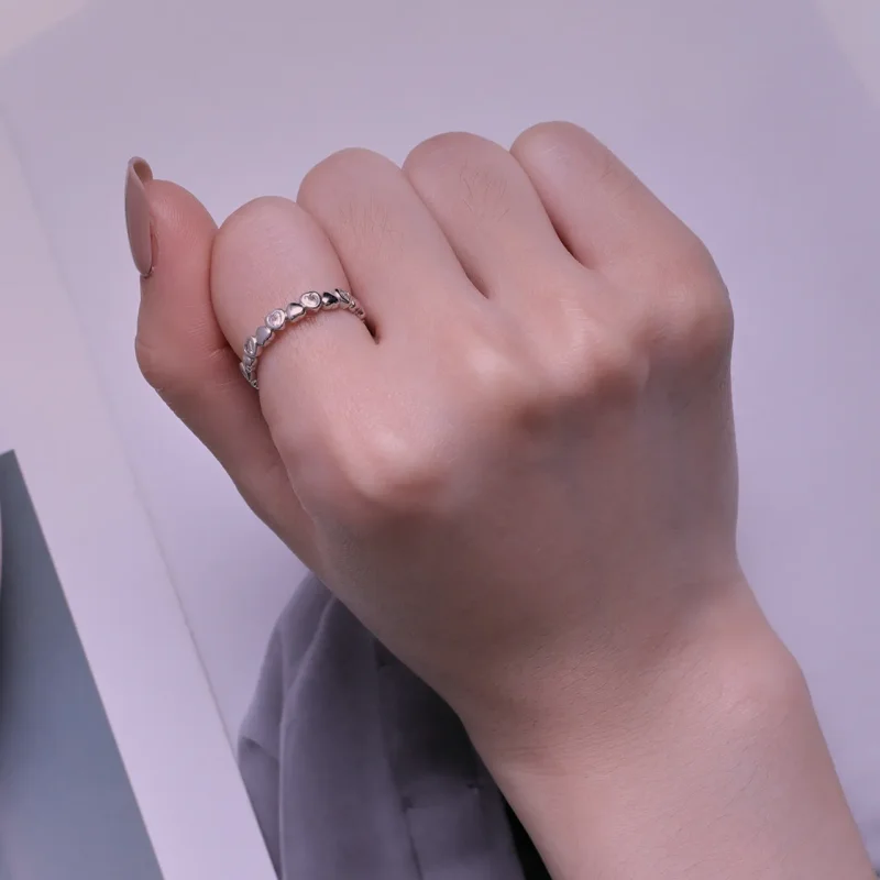 (bilde for) Pandora Style Hearts Ring - BSR421 - Vis 6