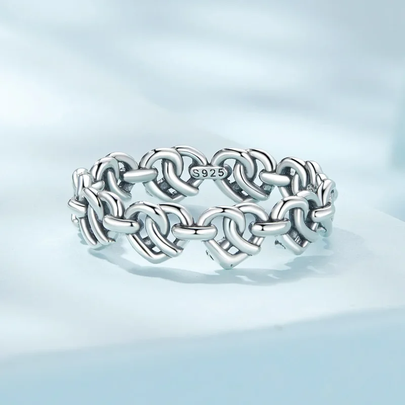 (bilde for) Pandora Style hjerteformet kjedering - SCR963 - Vis 3