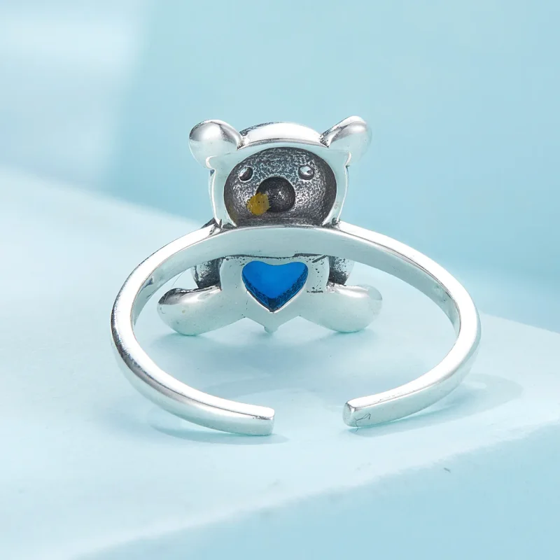(bilde for) Pandora Style Hug Bear Åpningsring - SCR921 - Vis 4