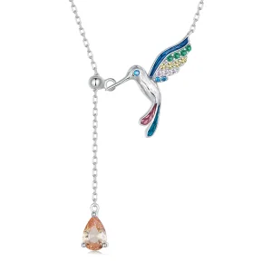 (bilde for) Pandora Style Hummingbird Halskjede - BSN305