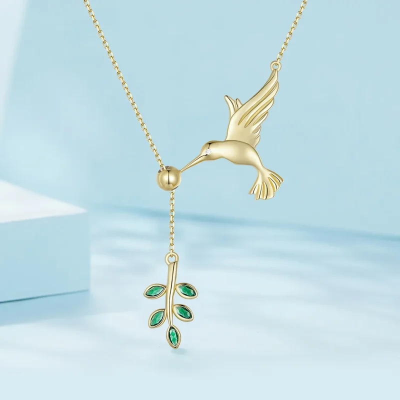 (bilde for) Pandora Style Hummingbird's Greetings-925 sølvkjede - SCN217-B - Vis 2