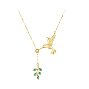 (bilde for) Pandora Style Hummingbird's Greetings-925 sølvkjede - SCN217-B
