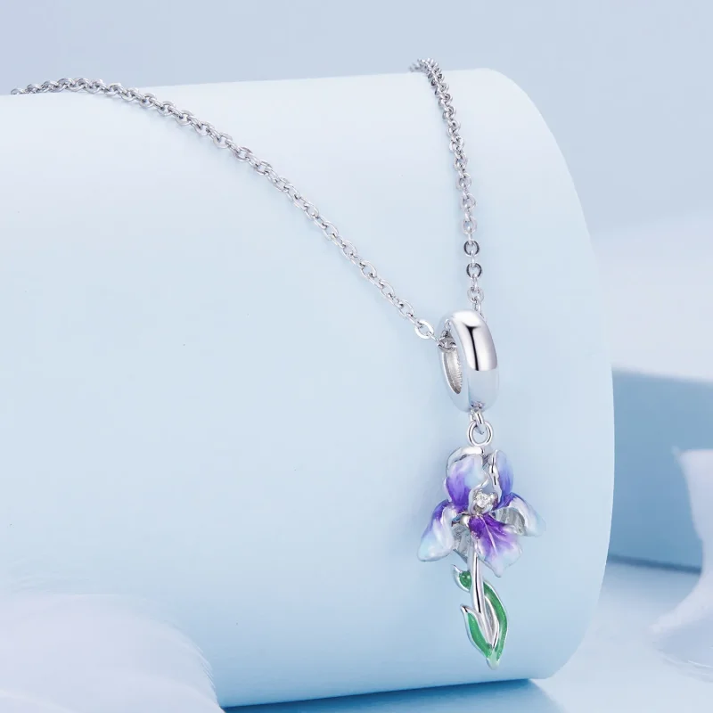 (bilde for) Pandora Style Iris Dangle - BSC815 - Vis 2