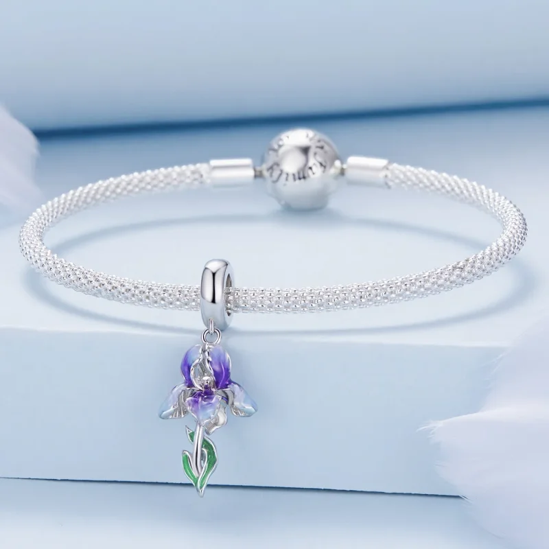(bilde for) Pandora Style Iris Dangle - BSC815 - Vis 3