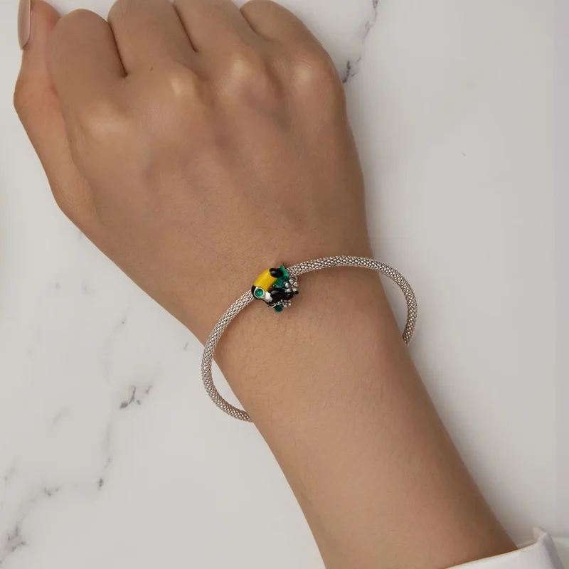 (bilde for) Pandora Style Jungle Toucan Charm - SCC2520 - Vis 6