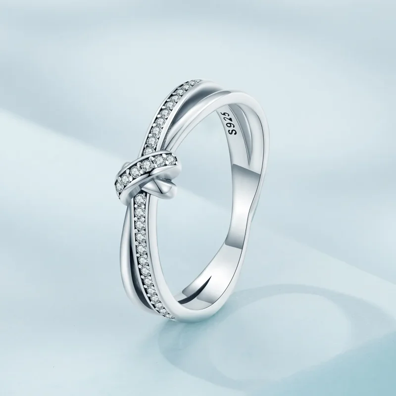 (bilde for) Pandora Style Knot Ring - SCR896 - Vis 2
