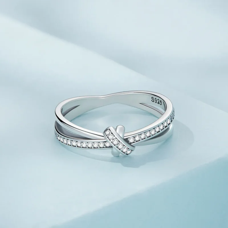 (bilde for) Pandora Style Knot Ring - SCR896 - Vis 3