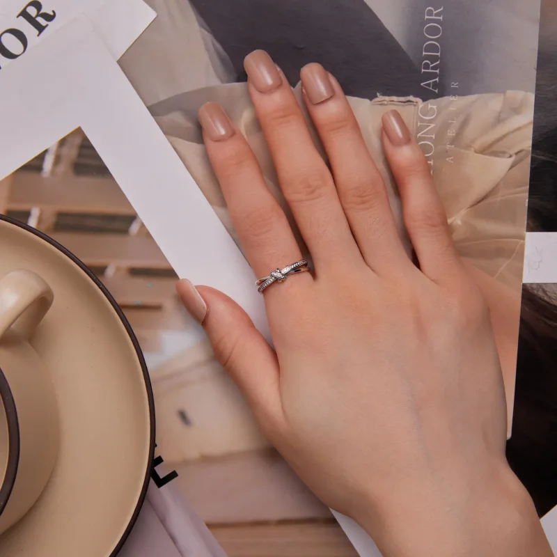 (bilde for) Pandora Style Knot Ring - SCR896 - Vis 5