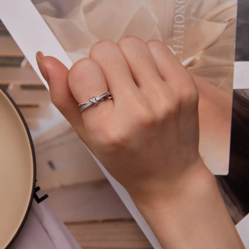 (bilde for) Pandora Style Knot Ring - SCR896 - Vis 6