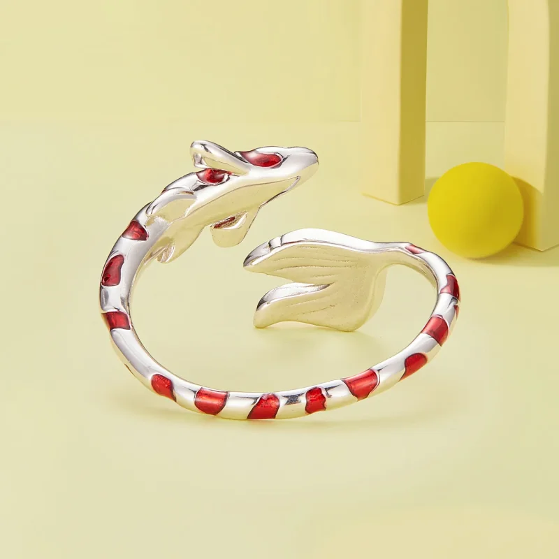 (bilde for) Pandora Style Koi Open Ring - BSR474-E - Vis 4