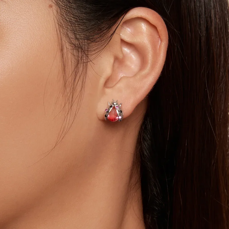 (bilde for) Pandora Style Ladybug Studs øredobber - SCE1634 - Vis 7