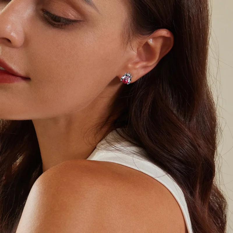 (bilde for) Pandora Style Ladybug Studs øredobber - SCE1634 - Vis 8