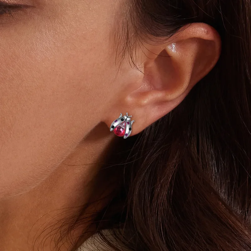(bilde for) Pandora Style Ladybug Studs øredobber - SCE1634 - Vis 9