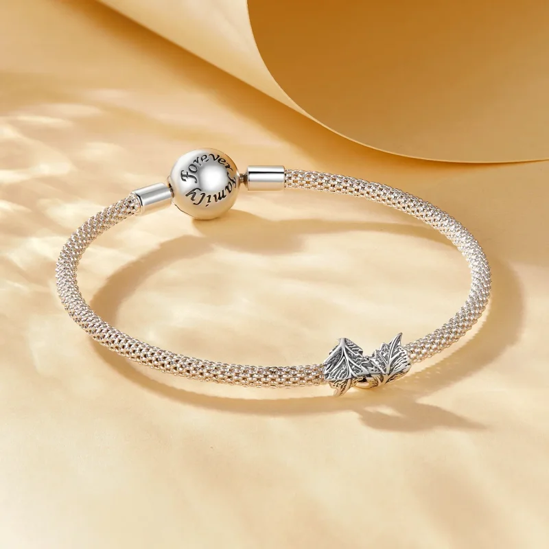 (bilde for) Pandora Style Leaf Charm - SCC2575 - Vis 5