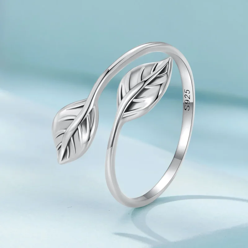 (bilde for) Pandora Style Leaf åpningsring - SCR975-E - Vis 2
