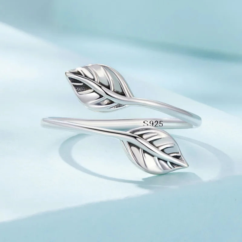 (bilde for) Pandora Style Leaf åpningsring - SCR975-E - Vis 3