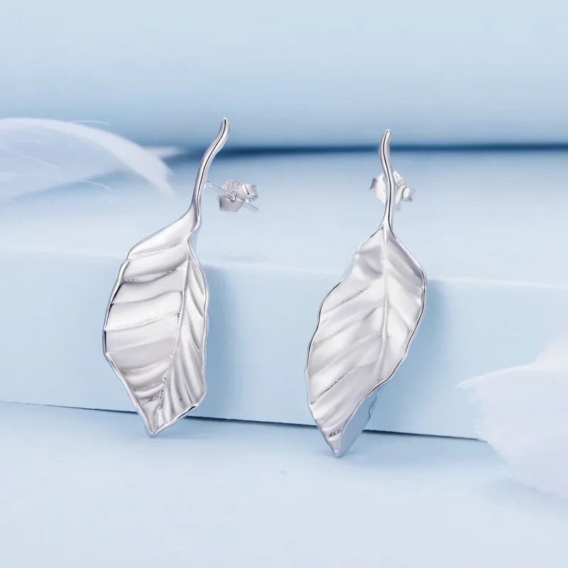 (bilde for) Pandora Style Leaves Studs øredobber - BSE812 - Vis 2