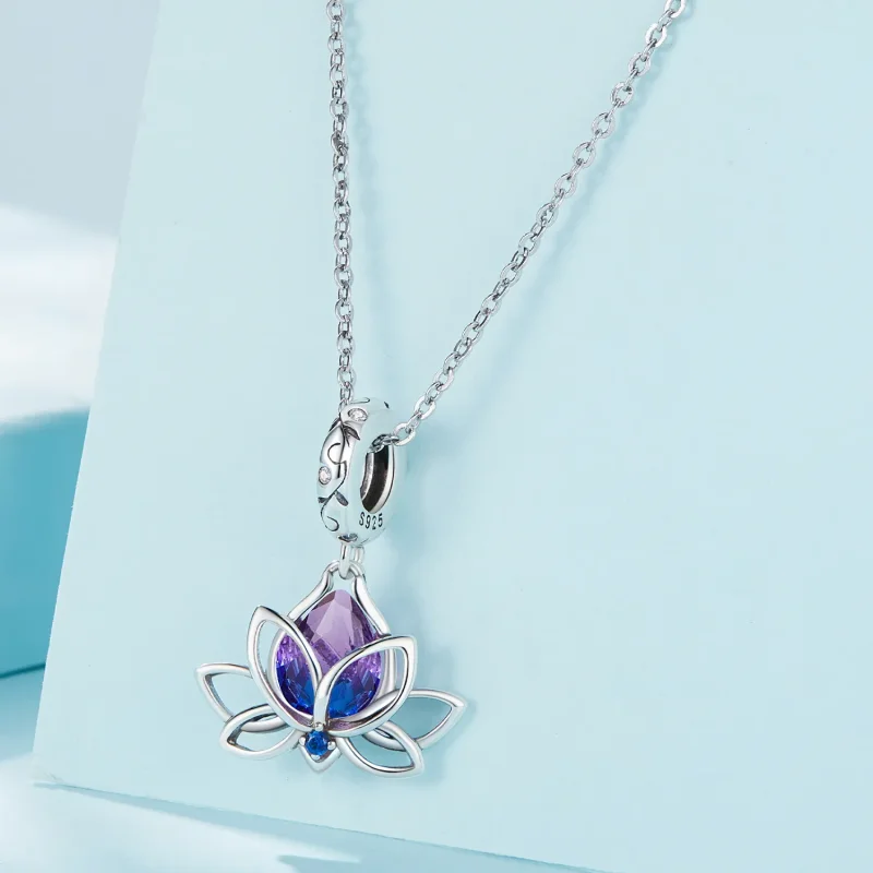 (bilde for) Pandora Style Lotus Dangle - SCC2562 - Vis 2