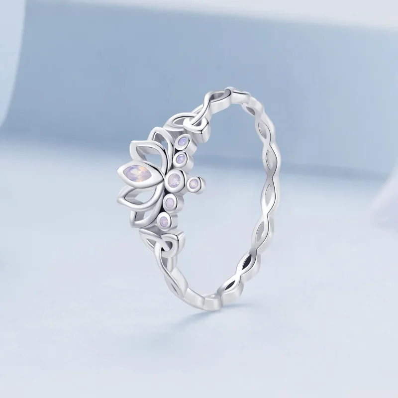 (bilde for) Pandora Style Lotus Ring - BSR487 - Vis 2