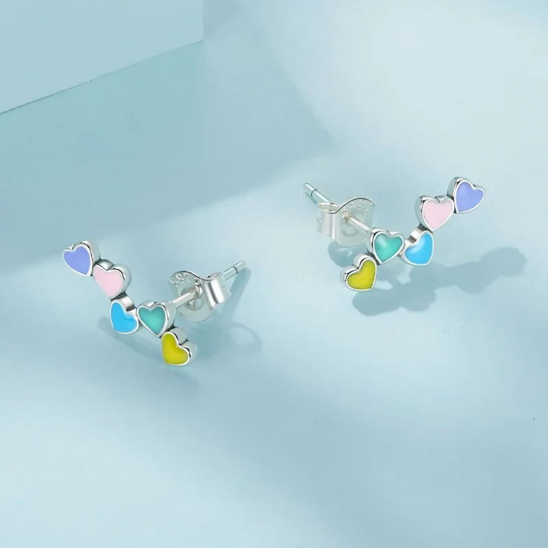 (bilde for) Pandora Style Love Fargerike øredobber - SCE1638 - Vis 3