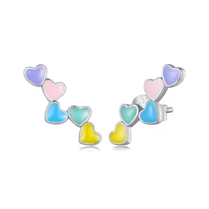 (bilde for) Pandora Style Love Fargerike øredobber - SCE1638