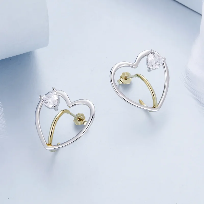 (bilde for) Pandora Style Love Studs øredobber - BSE888 - Vis 3