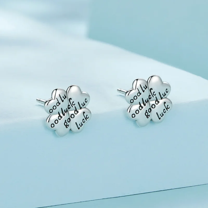 (bilde for) Pandora Style Lucky Clover øredobber - SCE1635 - Vis 2