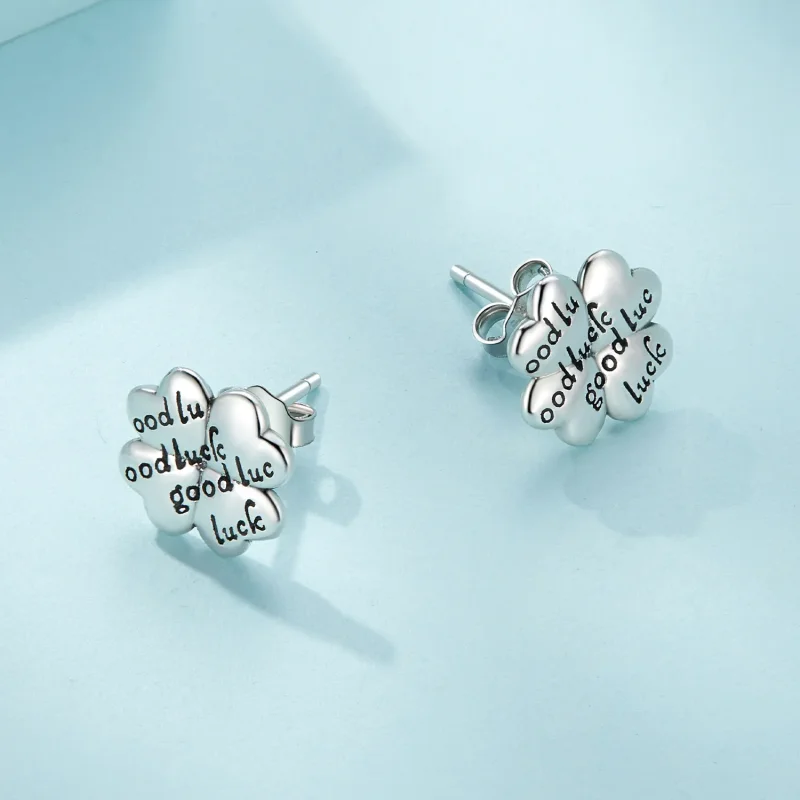 (bilde for) Pandora Style Lucky Clover øredobber - SCE1635 - Vis 3