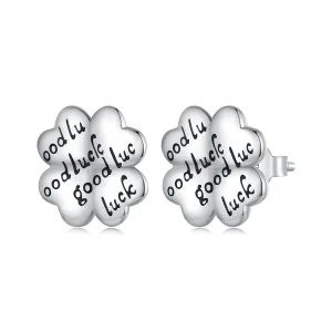 (bilde for) Pandora Style Lucky Clover øredobber - SCE1635
