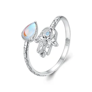 (bilde for) Pandora Style Lucky Hand Ring - BSR486-E
