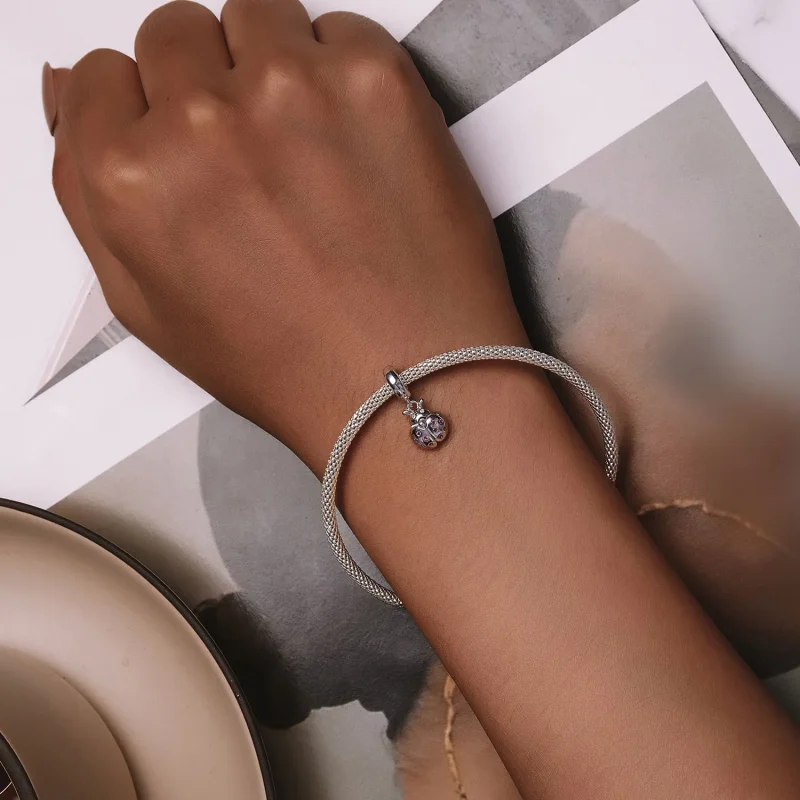 (bilde for) Pandora Style Lucky Ladybug Dangle - SCC2613 - Vis 5