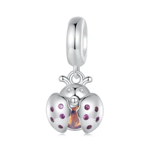 (bilde for) Pandora Style Lucky Ladybug Dangle - SCC2613