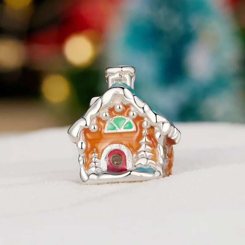 (bilde for) Pandora Style Luminous Christmas Eve House Charm - SCC2646 - Vis 2