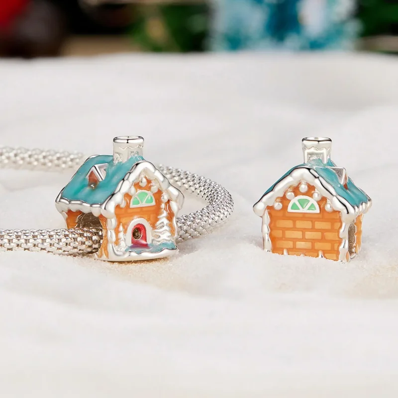(bilde for) Pandora Style Luminous Christmas Eve House Charm - SCC2646 - Vis 4
