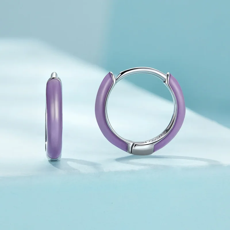 (bilde for) Pandora Style Luminous Hoop øredobber - SCE1644 - Vis 2