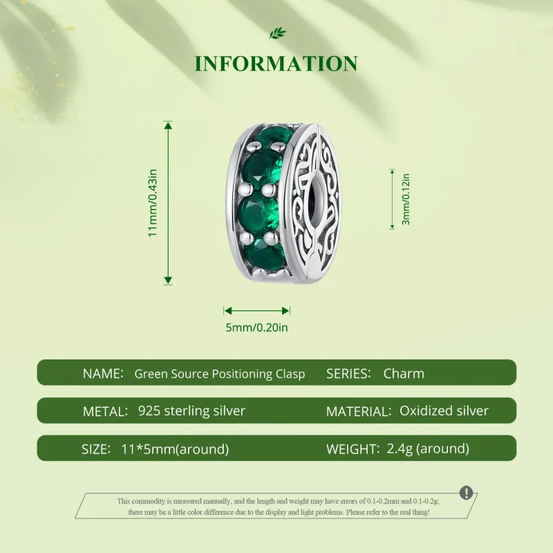 (bilde for) Pandora Style Luyuan Clip - SCC2603 - Vis 6