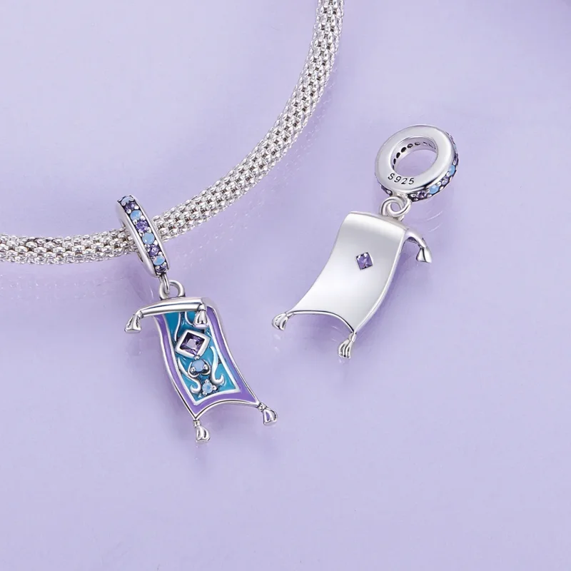 (bilde for) Pandora Style Magic Carpet Dangle - BSC894 - Vis 4