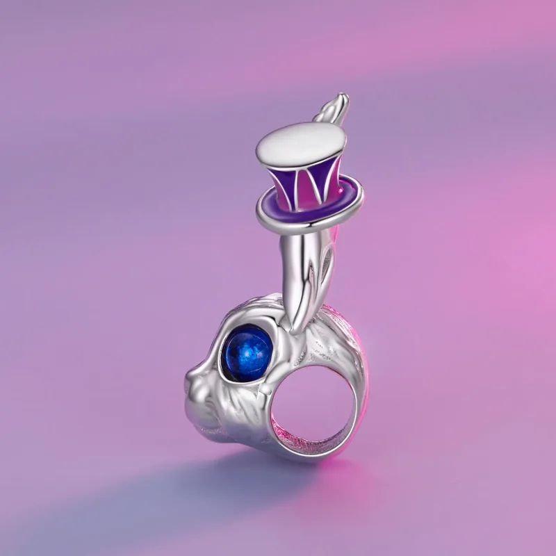 (bilde for) Pandora Style Magic Rabbit Charm - SCC2530 - Vis 3