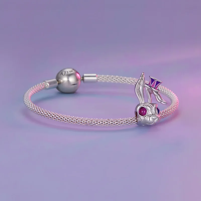 (bilde for) Pandora Style Magic Rabbit Charm - SCC2530 - Vis 5