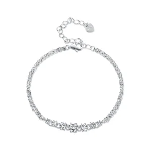 (bilde for) Pandora Style Moissanite-armbånd (ett sertifikat) - MSB008