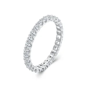 (bilde for) Pandora Style Moissanite Ring - MSR034