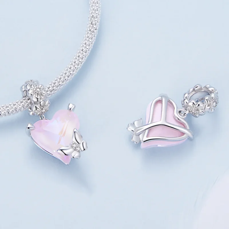 (bilde for) Pandora Style Mokka Butterfly Dingle - BSC809 - Vis 4